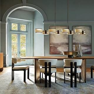 Rodin Dining Side Chair in Matera Earth / Vesuvio Black
