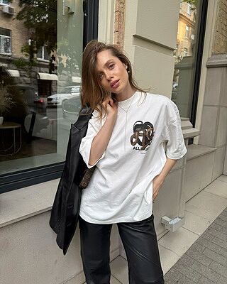 Reticulate Etta Oversized T-Shirt