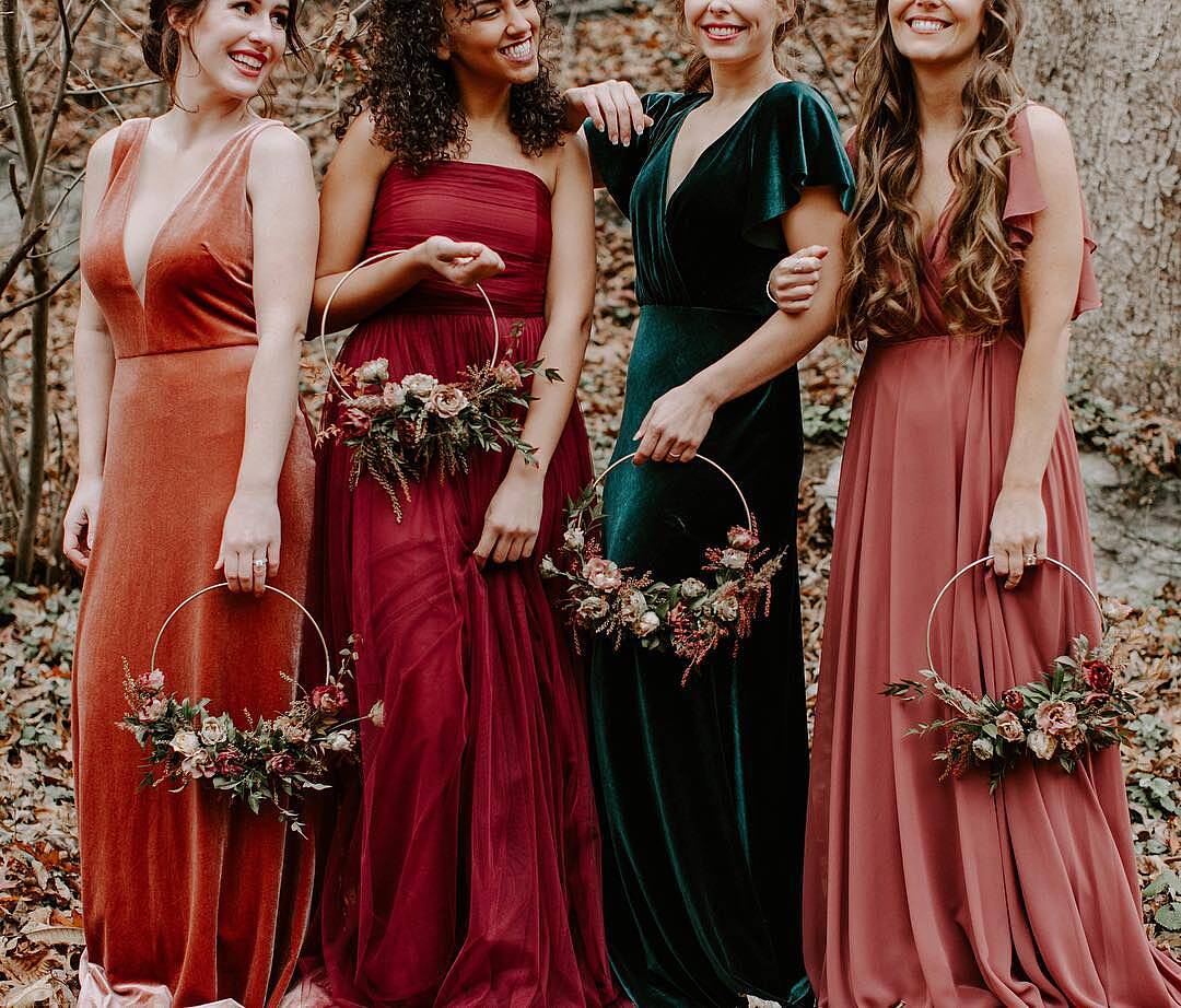 Velvet Bridesmaid Dresses Jenny Yoo on ...