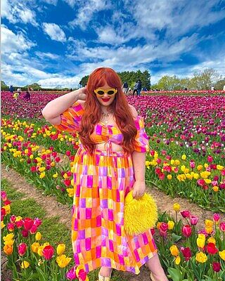 Pippa Cut out Dress in Illusion