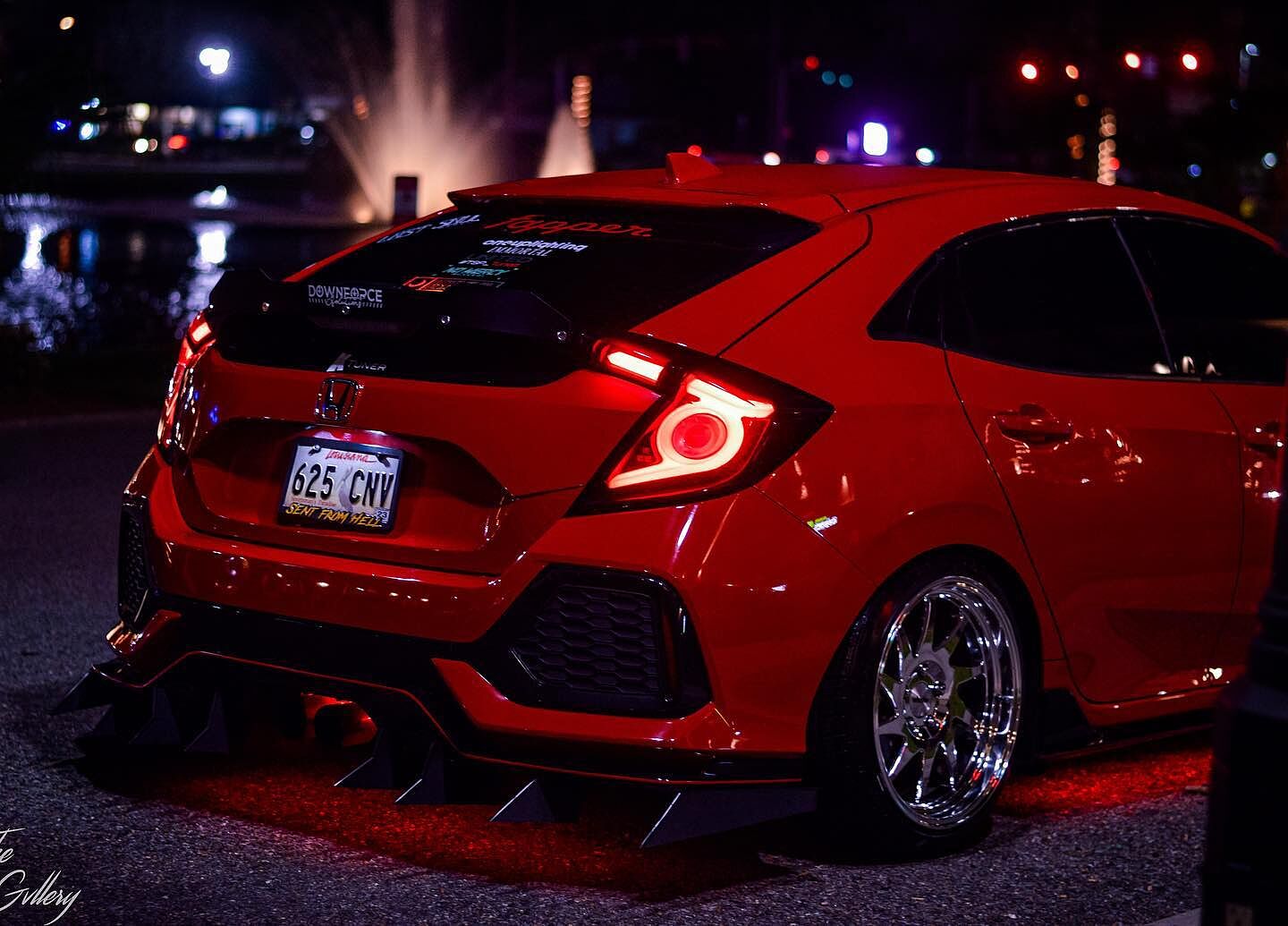 Opt7 Honda Civic Tail Lights W Oled Sequential Turn Signals For 10th Gen Hatchback Version