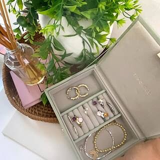 Sage Green Mini Jewellery Box Lid