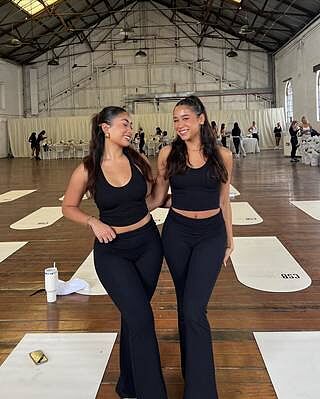 Jersey Flare Pant | Black