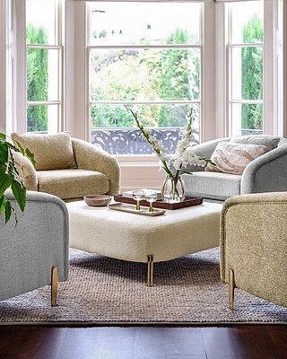 Fara Hand Woven Jute & Wool Rug - Natural & Grey