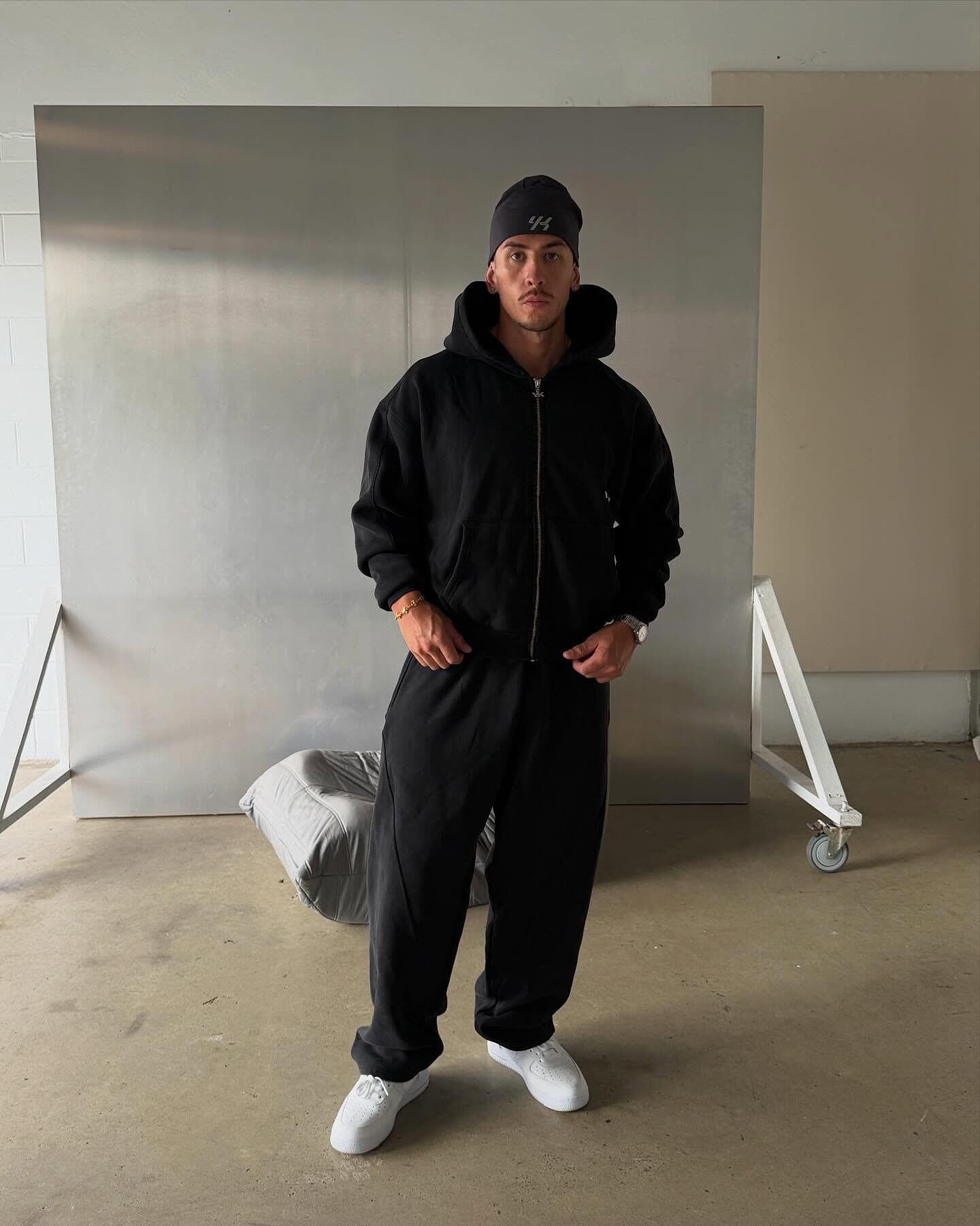 Core Zip Up Hoodie | Black – YOUKNOW. CLOTHING