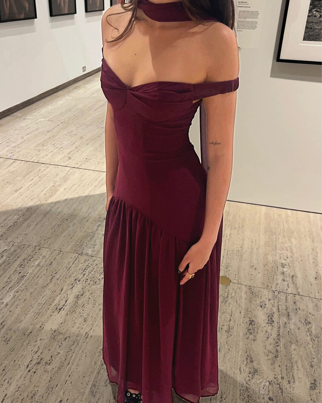 Kaycee Drop Waist Maxi Dress Wine | Selfie Leslie Kaycee Drop Waist Maxi Dress Wine | Selfie Leslie