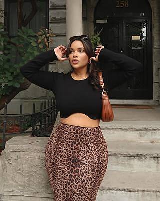 Leopard print maxi skirt size 18 best sale