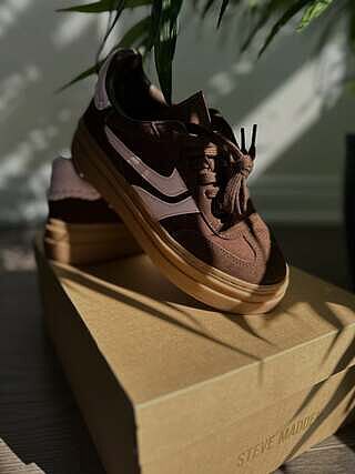 DODGE Light Pink Low-Top Platform Women's Sneaker – Steve Madden