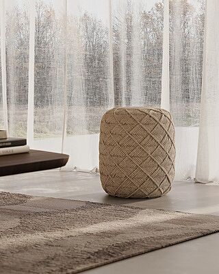 Laurel Wool Pouffe