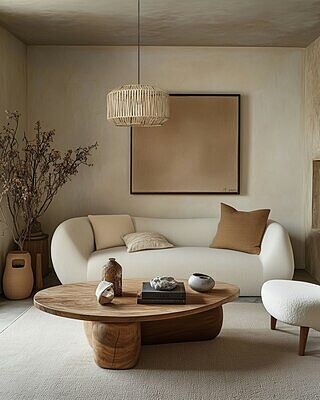 Boho Rattan Ceiling Pendant - 18 Inch - Drum