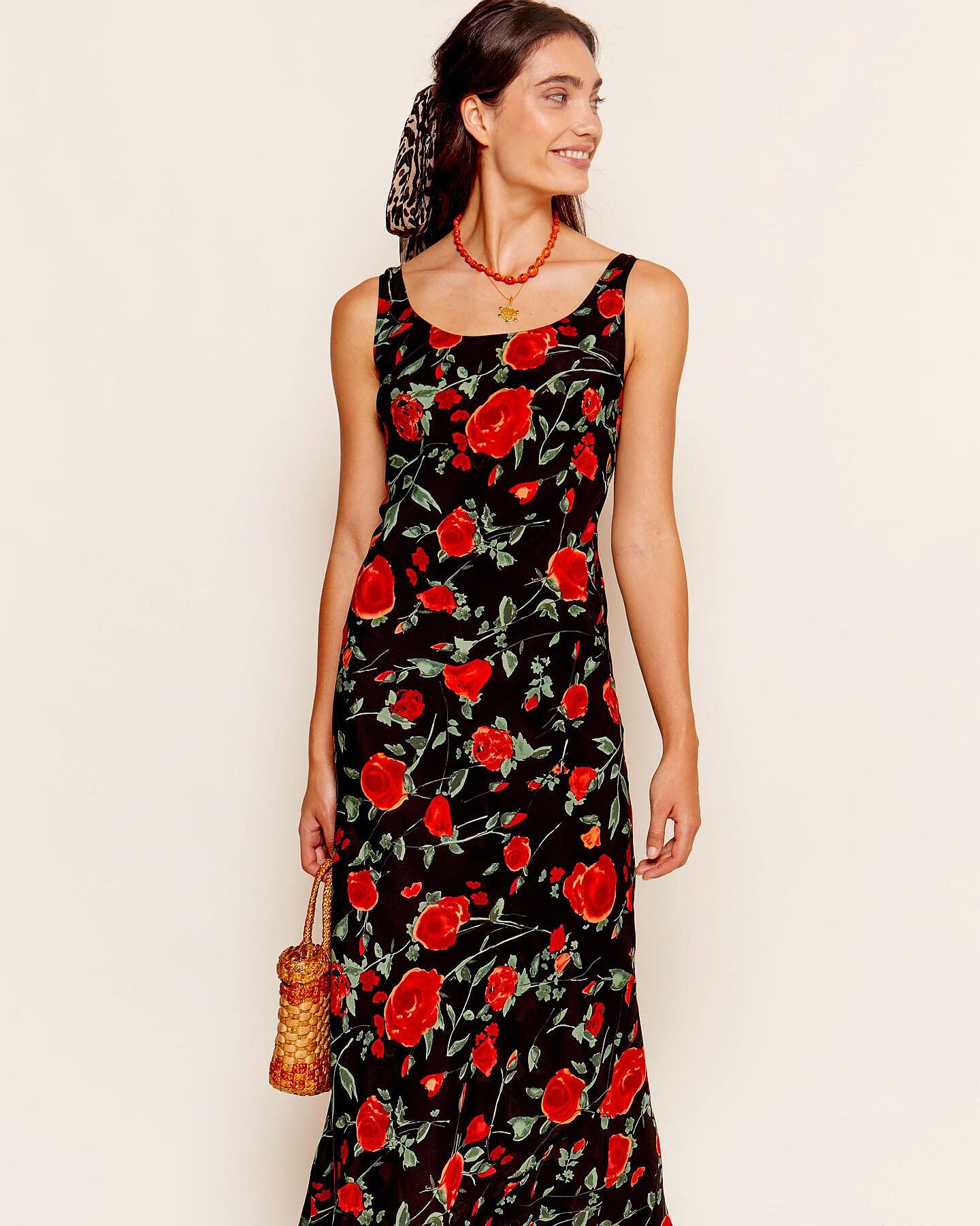 rixo bondi silk midi dress Bondi Silk Midi Dress in Purple Ikat Bloom Lilac