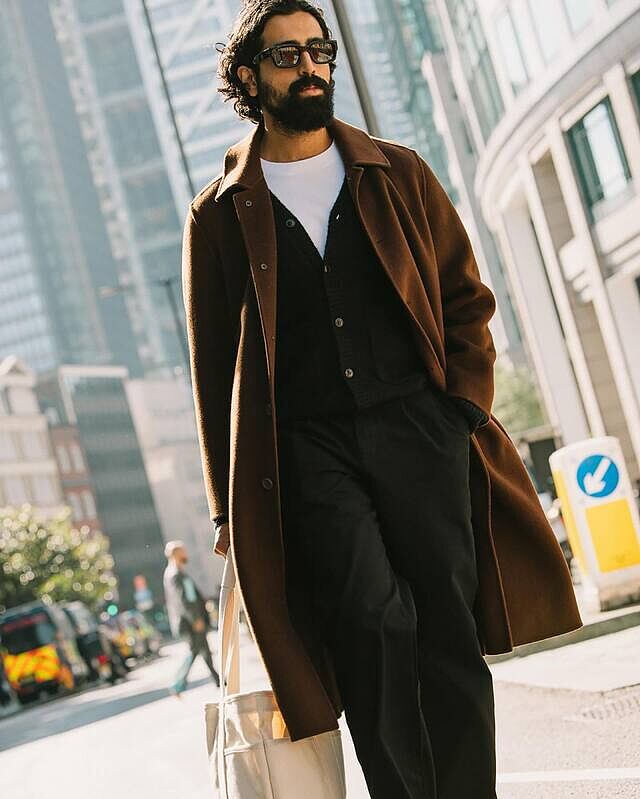 Minnesota Overcoat | Wool | Espresso Brown | Percival Menswear