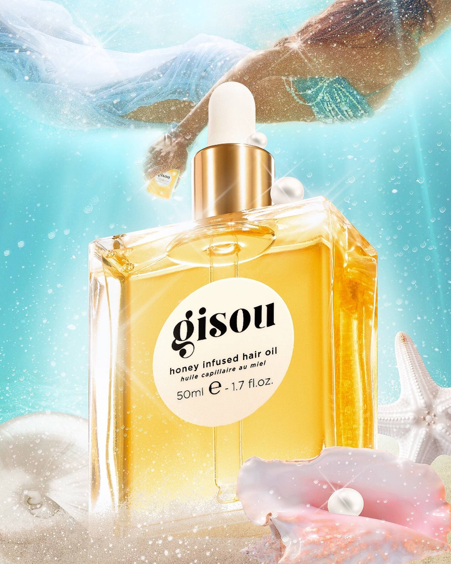 Gisou hair top oil