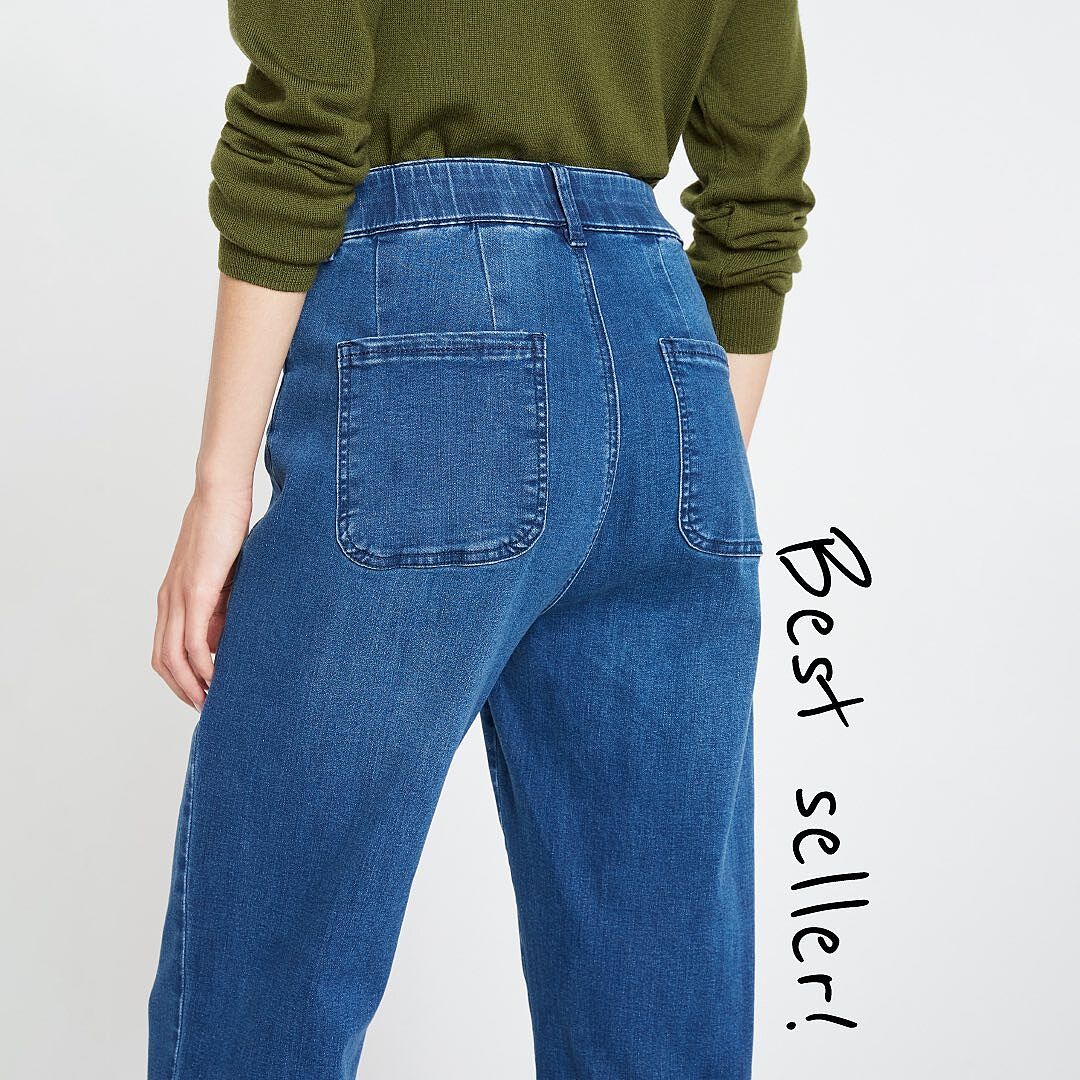 Elastic Waist Weekend Jeans - Dark Indigo – Universal Standard