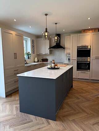 Ribbed Glass Schoolhouse Pendant - 10 Inch