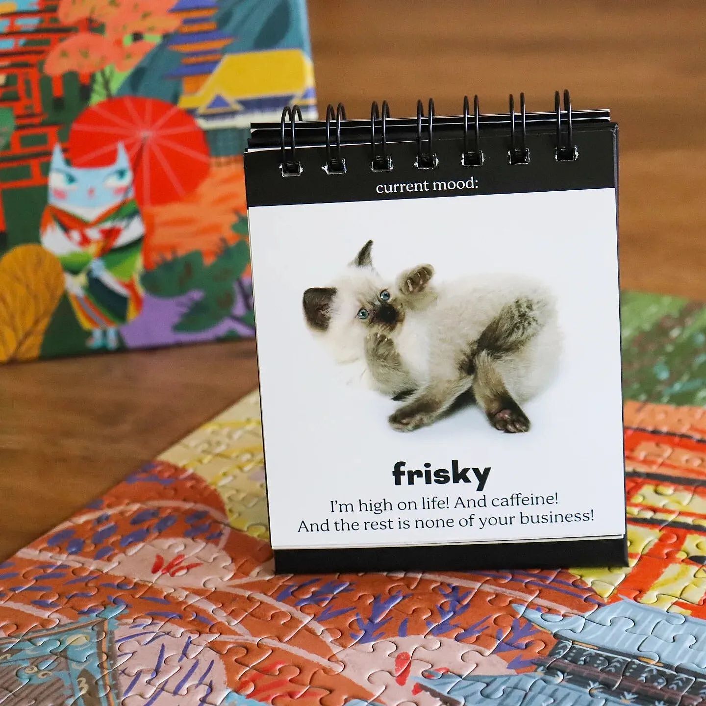 Genuine Fred Daily Cattitude Desktop Flipchart | MCG Gifts