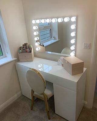 Blush Pink Makeup Organiser