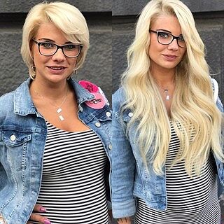 Bleach Blonde #613 Invisible Wire Human Hair