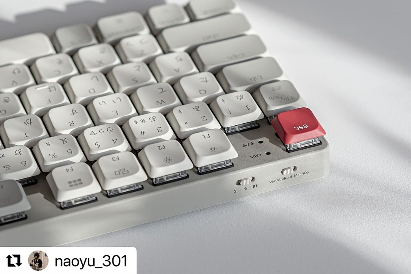 Keychron K1 Max Retroカラー QMK ワイヤレス カスタム