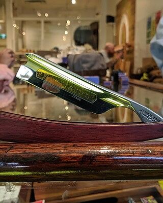 Thiers Issard Straight Razor, Spartacus, Red Stamina Wood, 7/8