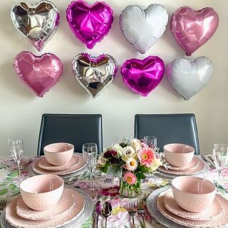 Chateau Pink Set of 4 Soup Cereal Bowls