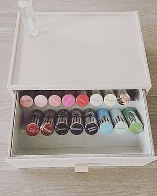 Taupe Classic Nail Polish Drawer