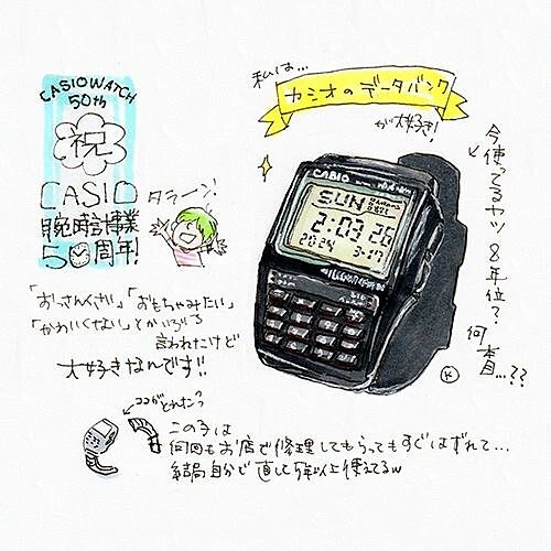⭕️非売品⭕️ カシオウォッチ50周年記念展  ステッカー ⭕️非売品⭕️ カシオウォッチ50周年記念展 ステッカー