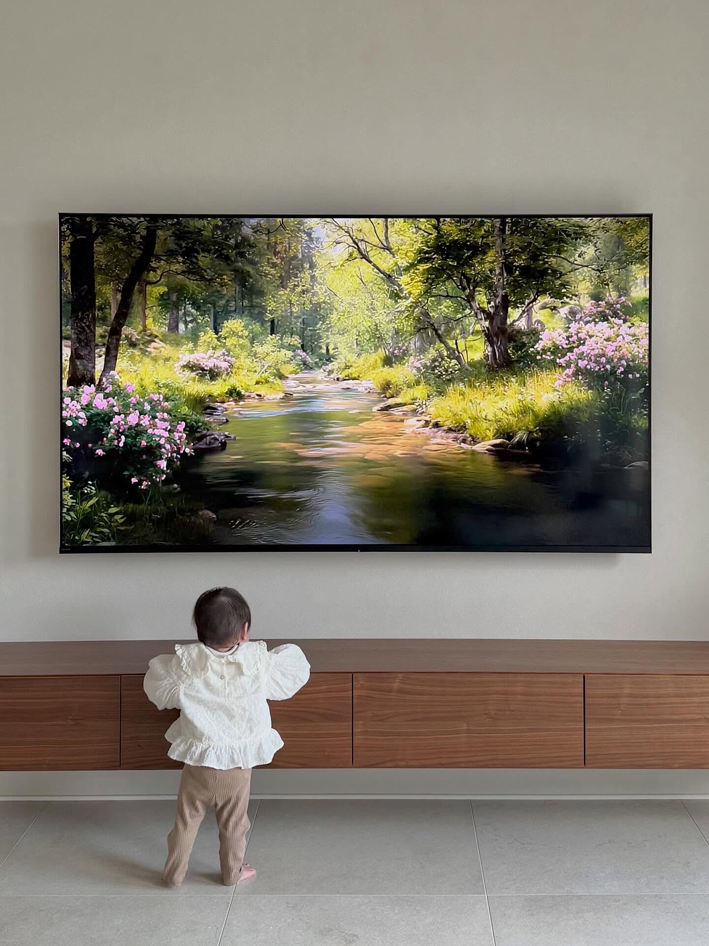 フロートテレビボード ガラスフラップ扉 壁掛け 幅180cm 奥行48cm