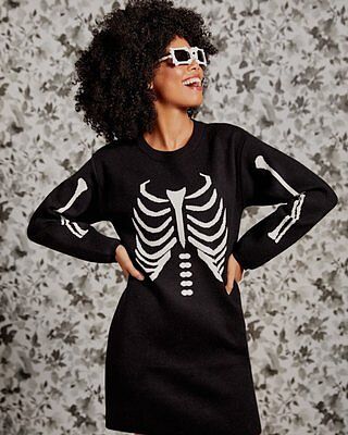 Totally Bone-ified Sweater Dress | ModCloth