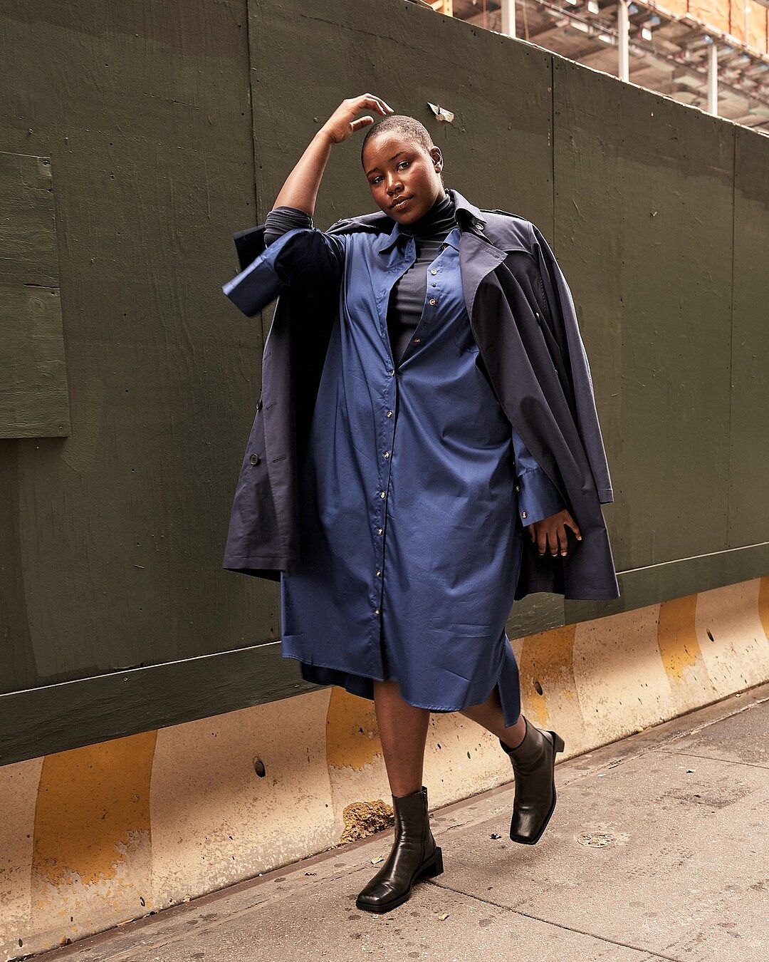 Derjon Trench Coat - Black – Universal Standard