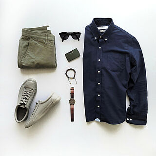 Slim Fit Chinos - Olive