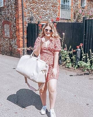 Taupe Zipped Garment Bag