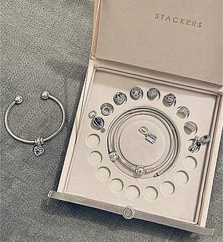 Taupe Charm Jewellery Box
