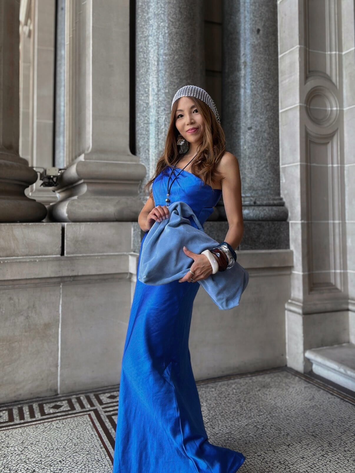 chinese dress ladies Leah Cowl Neckline Maxi Dress main image 0