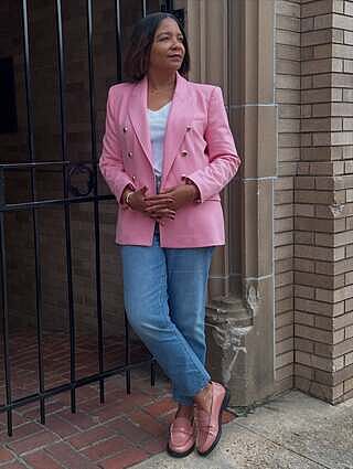 Burgundy Penny Loafer Outfit MADISON Burgundy Box Leather Women's