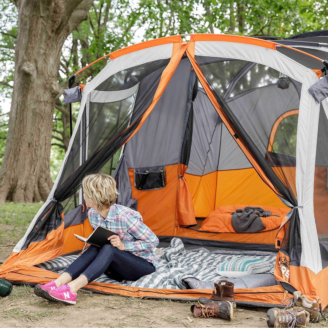 11 Person Cabin Tent with Screen Room 