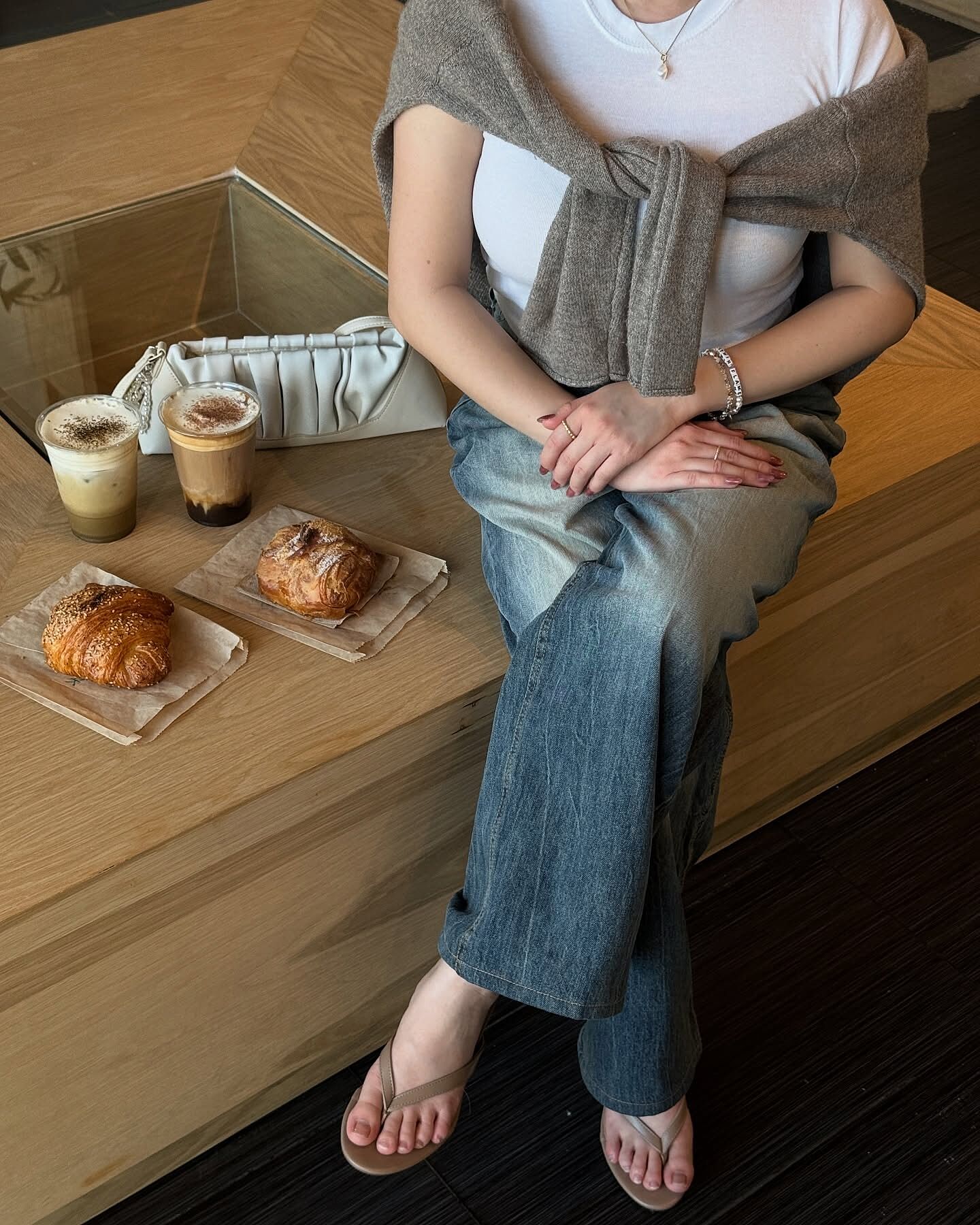 Washed Denim Pants CG10 - Korean Women's Fashion | LEWKIN