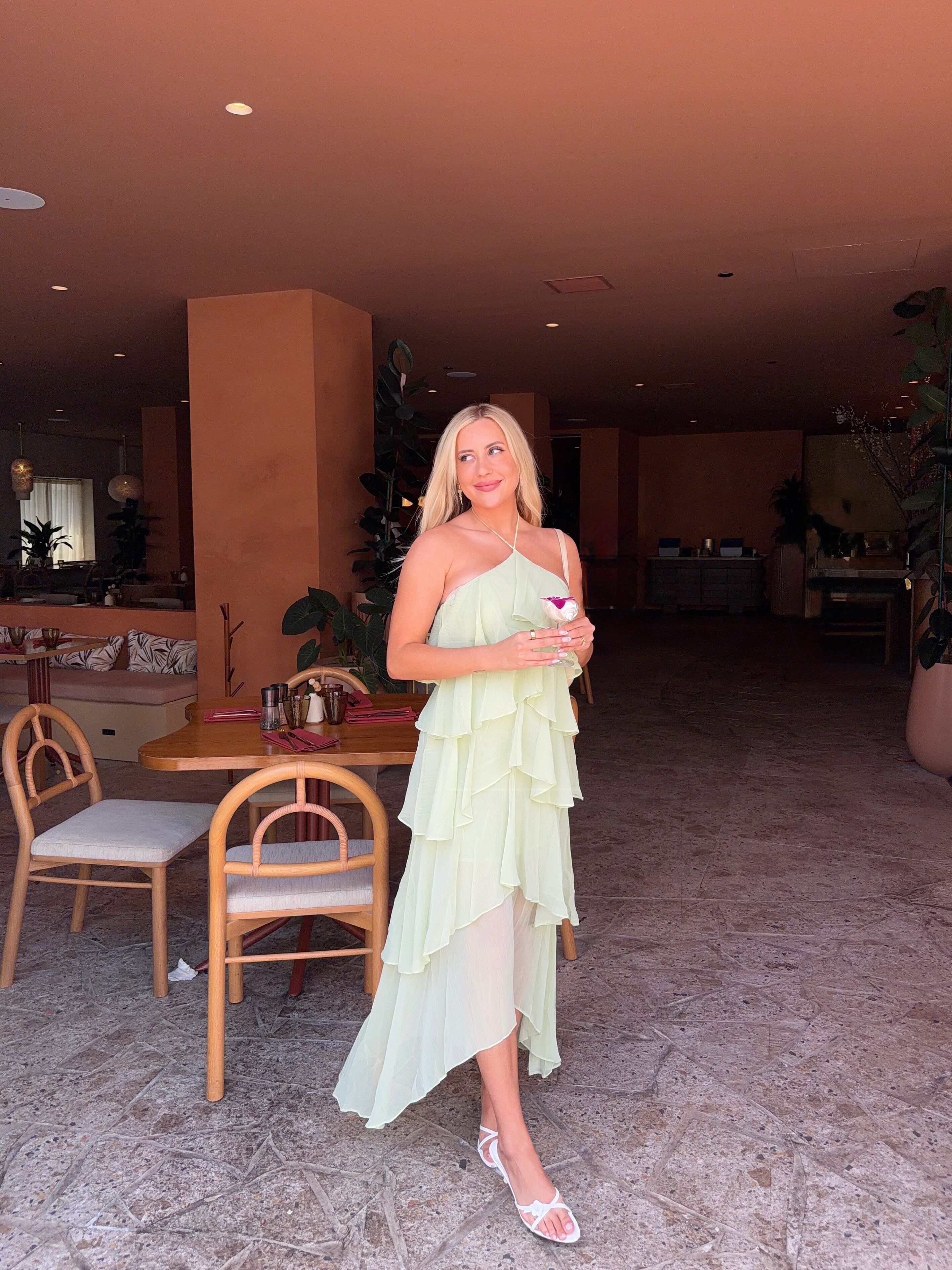 billy j sage green dress 6 / Sage