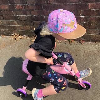 Scuttlebug Butterfly Foldable Ride On Trike – TP Toys