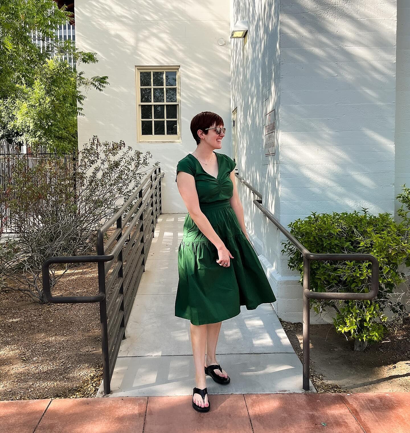 Ambroeus Smocked Poplin Dress - Black – Universal Standard