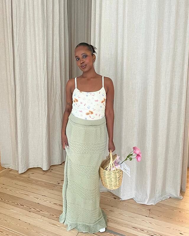 Sorella Skirt - Green | Djerf Avenue