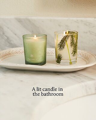 Highland Frost Boxed Votive Candle | Thymes