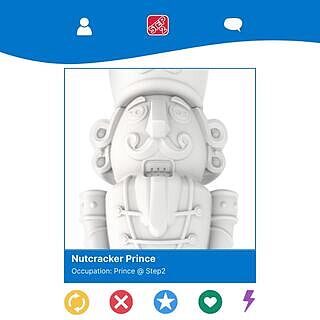 Giant 6ft Paintable Nutcracker Prince