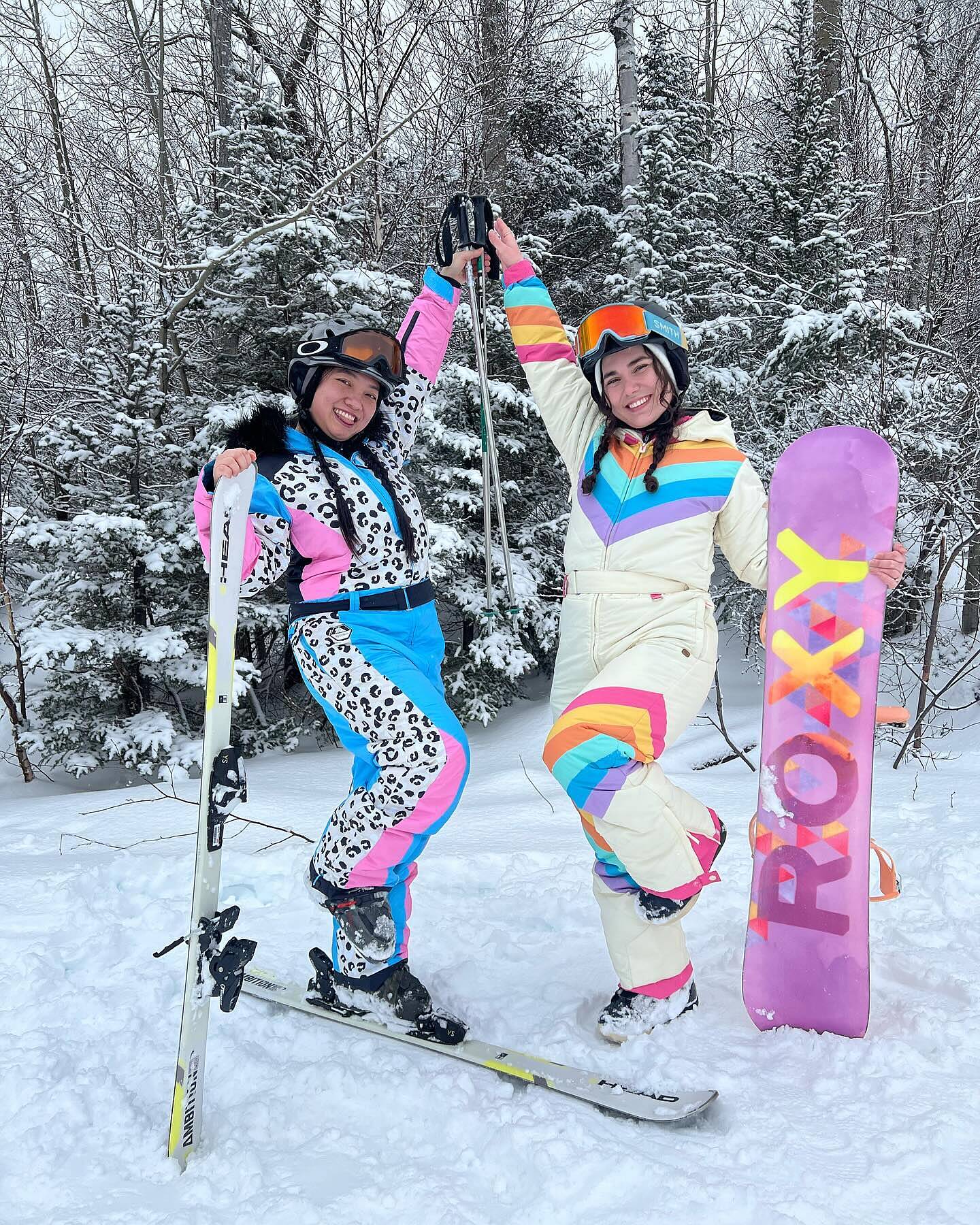 Snow Leopard Ski Suit Women s Ski Snowboard Apparel Tipsy Elves