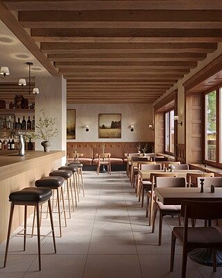 Albany Double Pendant Light - Natural Cotton Shades