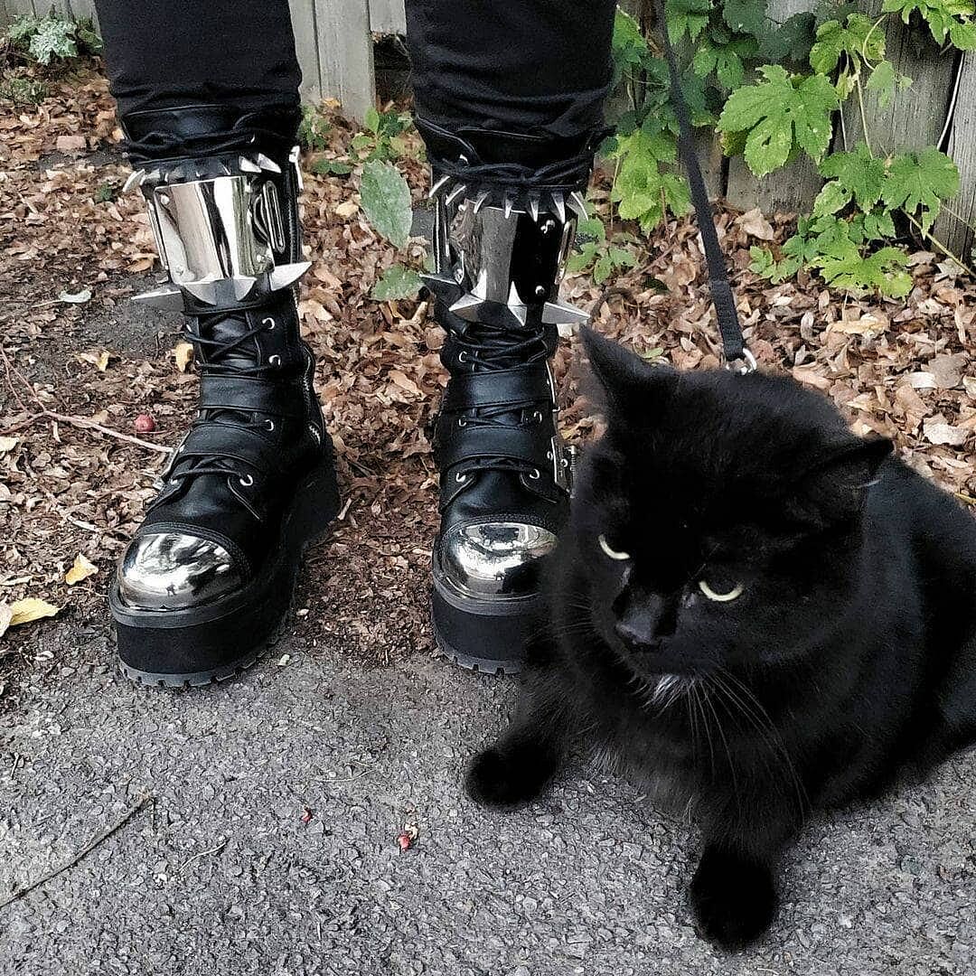 Demonia Gravedigger-250 Unisex Platform 