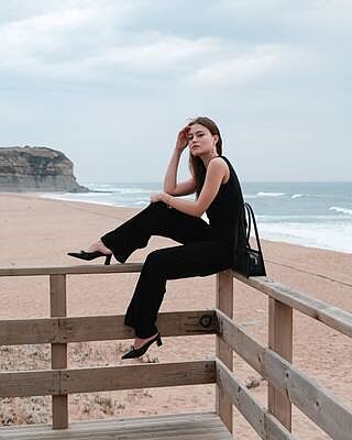 Low-Maintenance Black One-Piece - Whitney Jumpsuit | Marcella