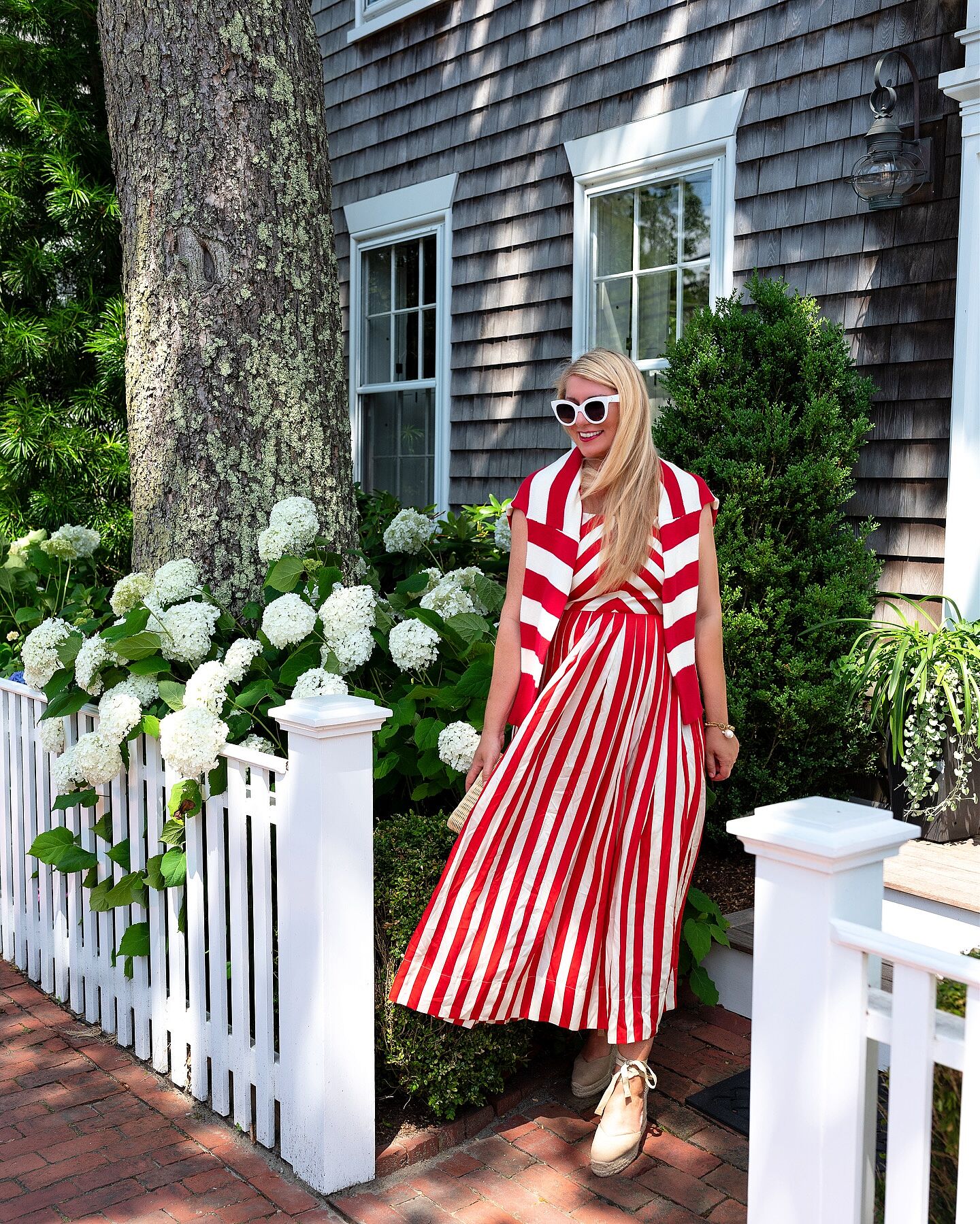 Green Stripe Laina Dress | Tuckernuck