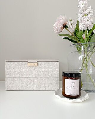 Oatmeal & Linen Classic Jewellery Box Set of 3