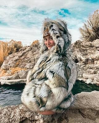 Hooded Men's Faux Fur Coat | Wolverine